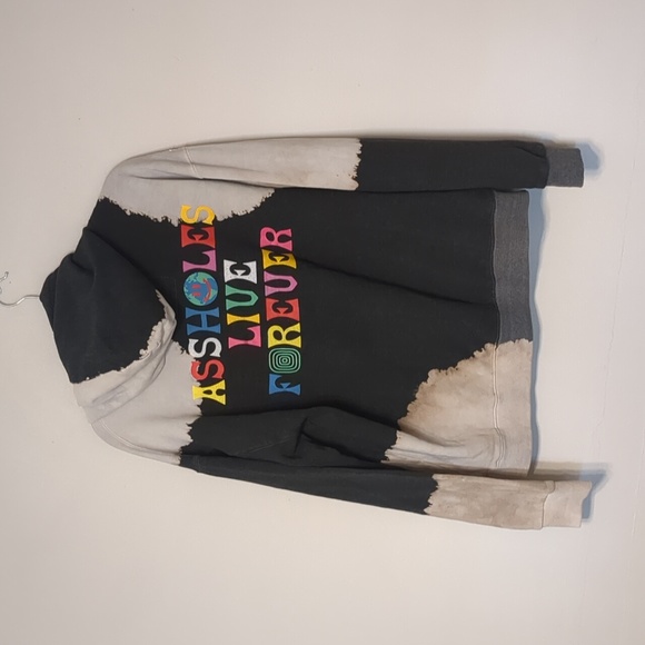 NWOT ALF hoodie...looks damaged or 💩 stained..... but it's just the style 😂 - Picture 2 of 4